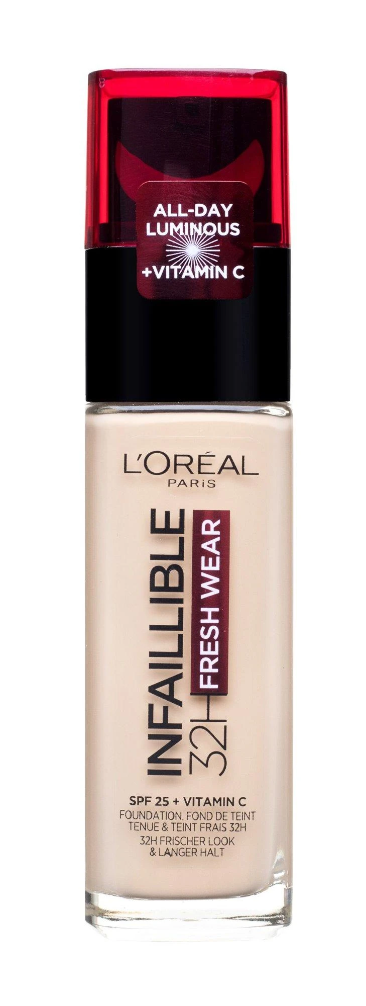 L´Oréal Paris Infaillible 24H Fresh Wear makiažo pagrindas 30 ml (125 Natural Rose)