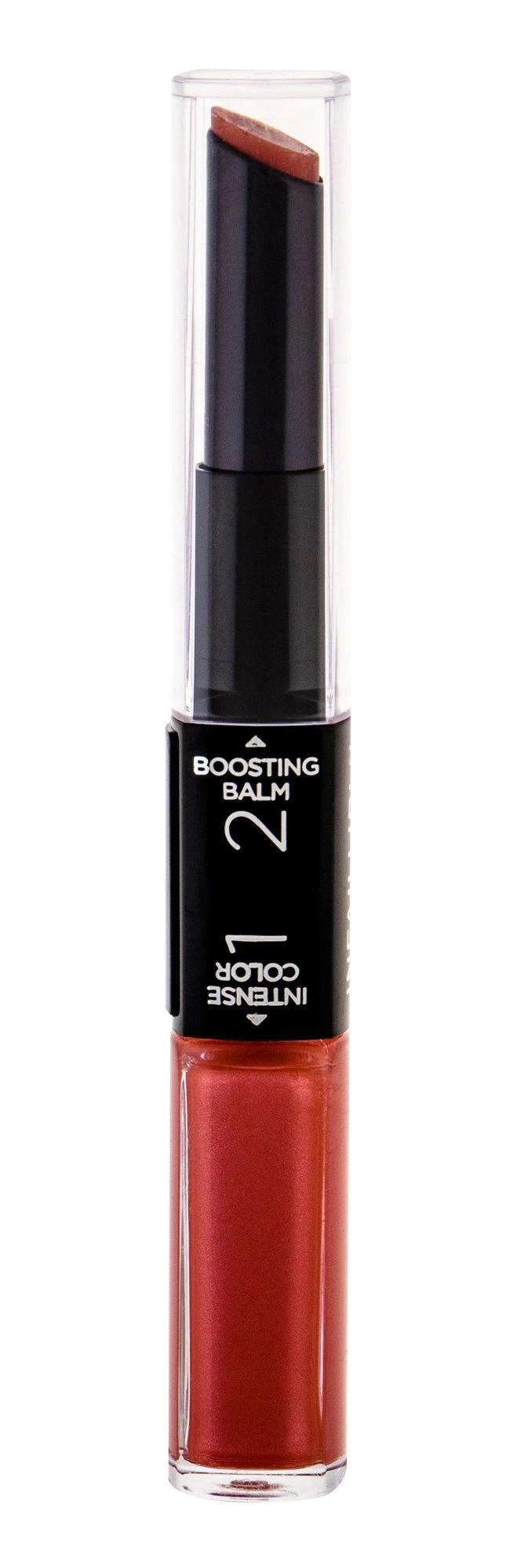 L’Oréal Paris Make-Up Designer Infallible Lipstick 24H - 404 Corail Constant - Lūpdažis lūpdažis Raudona „Shine“