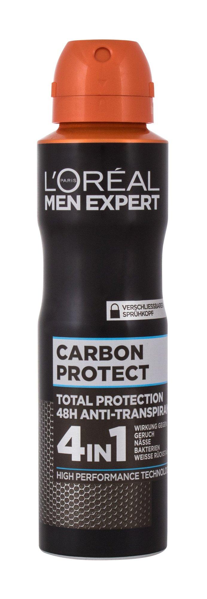 L'Oreal MEN EXPERT DEO CARBON purškiamas dezodorantas 150 ml 150MLT