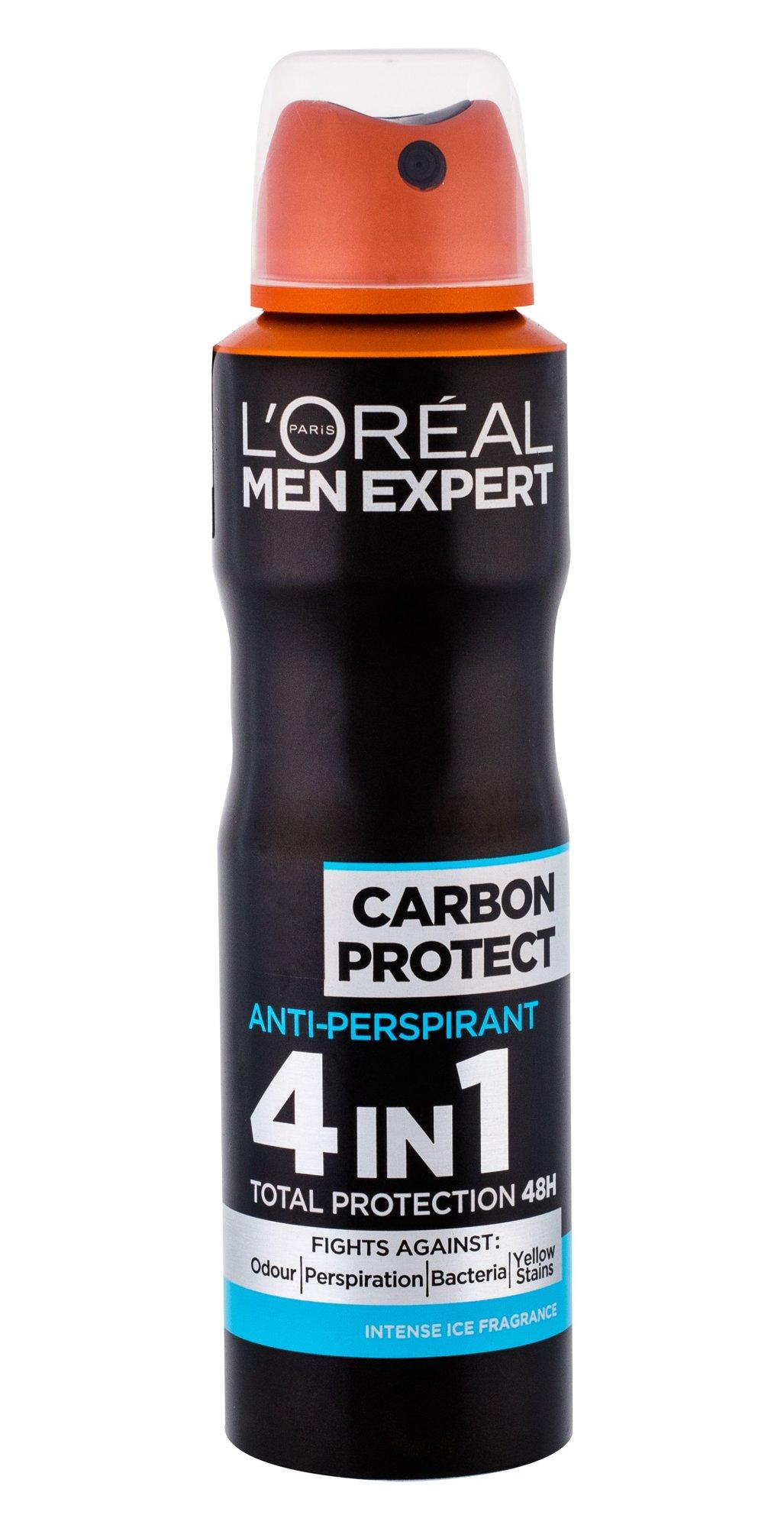 L'Oreal MEN EXPERT DEO CARBON purškiamas dezodorantas 150 ml 150MLT