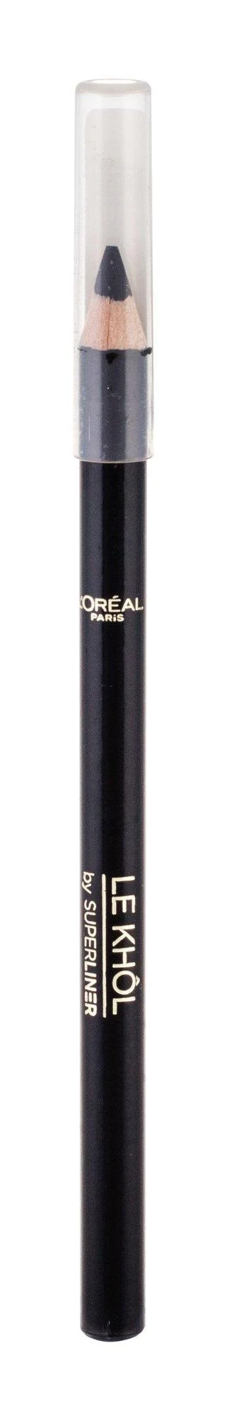 L’Oréal Paris Make-Up Designer Super Liner Le Khol - 101 Midnight Juodas - Oogpotlood akių kontūro pieštukas Tvirtas Juoda