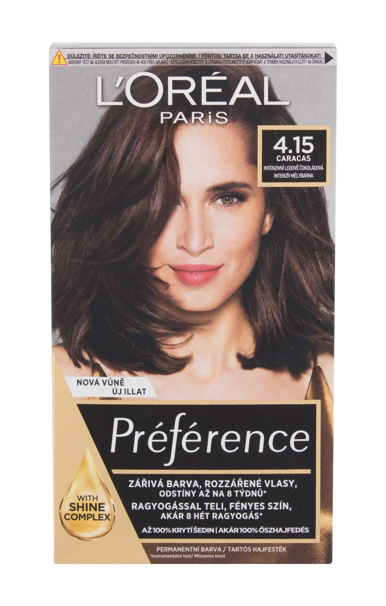 L'Oréal Préférence 4.15 Caracas plaukų dažai