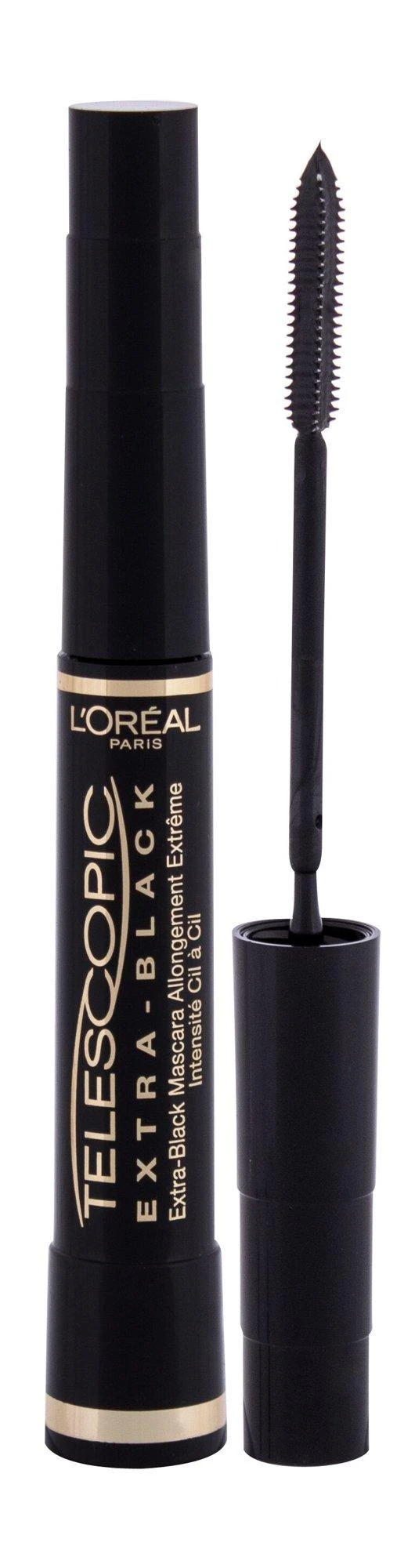 Blakstienų tušas L'Oreal Telescopic Carbon Juodas 8ml