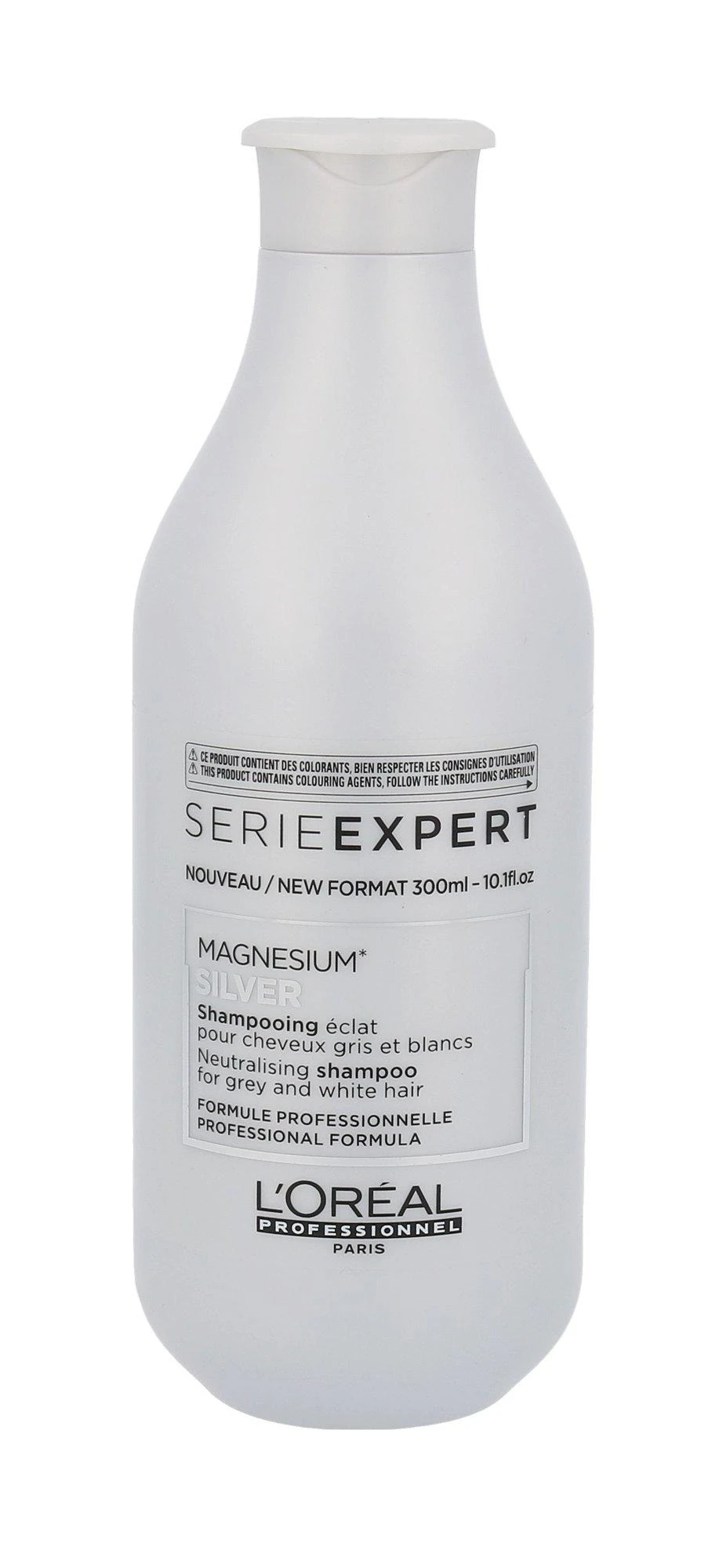 L'Oreal Professionnel Serie Expert Sidabrinis plaukų šampūnas neutralizuoja ir skaistina, 300 ml