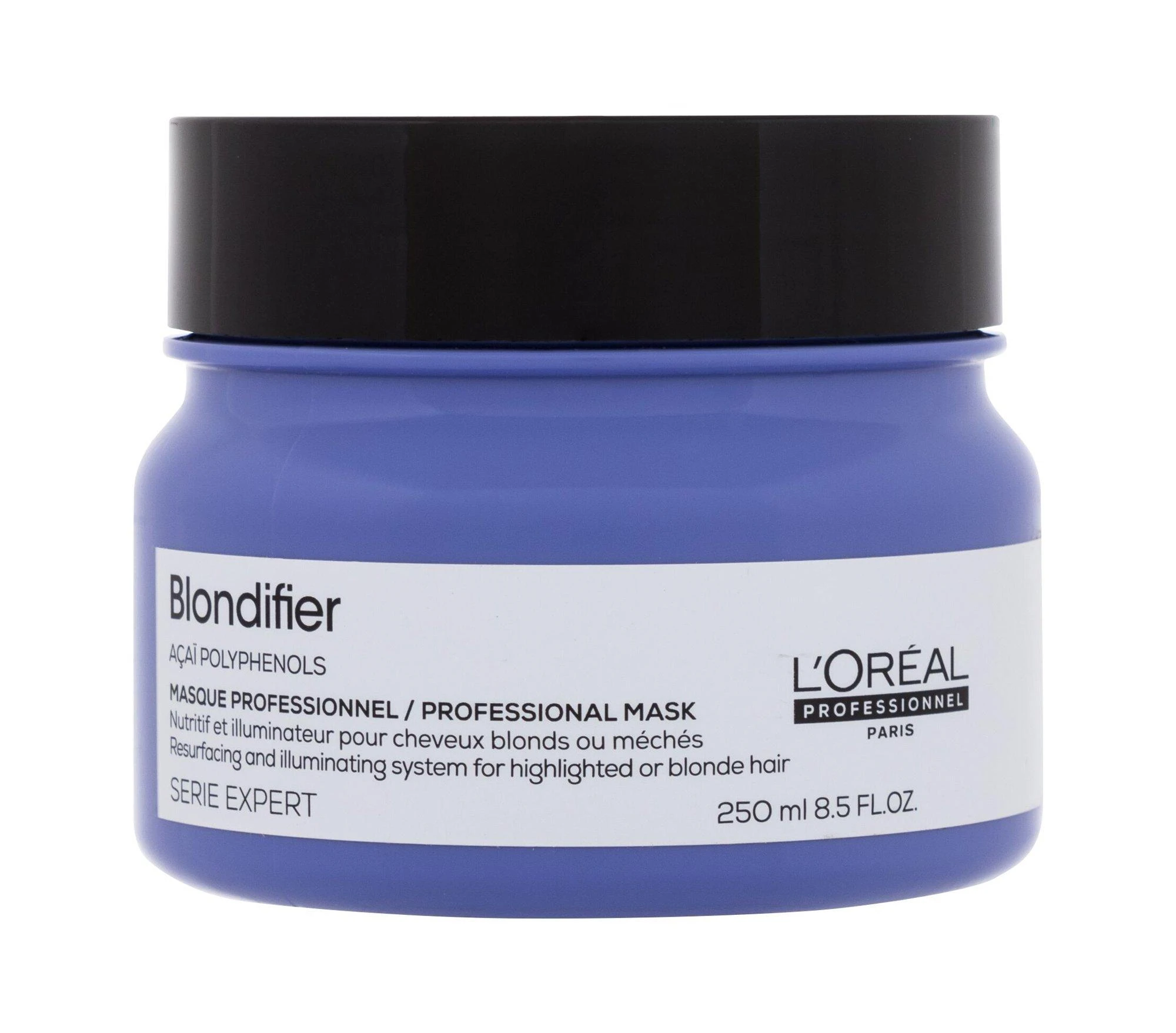 L'Oreal Professionnel Serie Expert Blondifier Acai Polyphenols plaukų kaukė, atkurianti ir skaistinanti odą, 250 ml