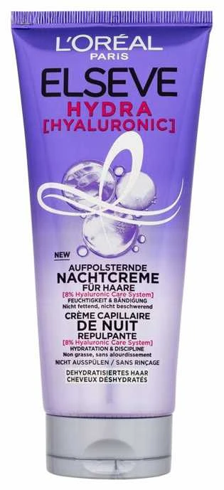 L'Oréal Paris Elseve Hyaluron Plump naktinė kreminis plaukų kaukė