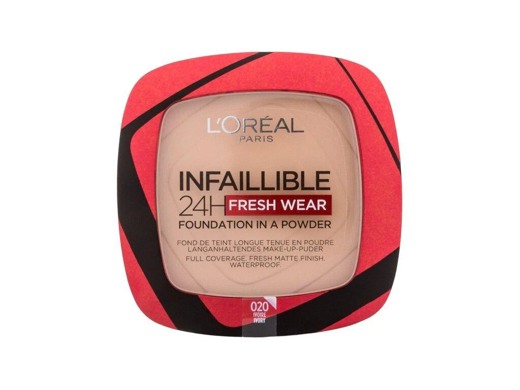 „L'Oréal Paris Infaillible 24H Fresh Wear Foundation In A Powder Makeup“ moterims, 9 g