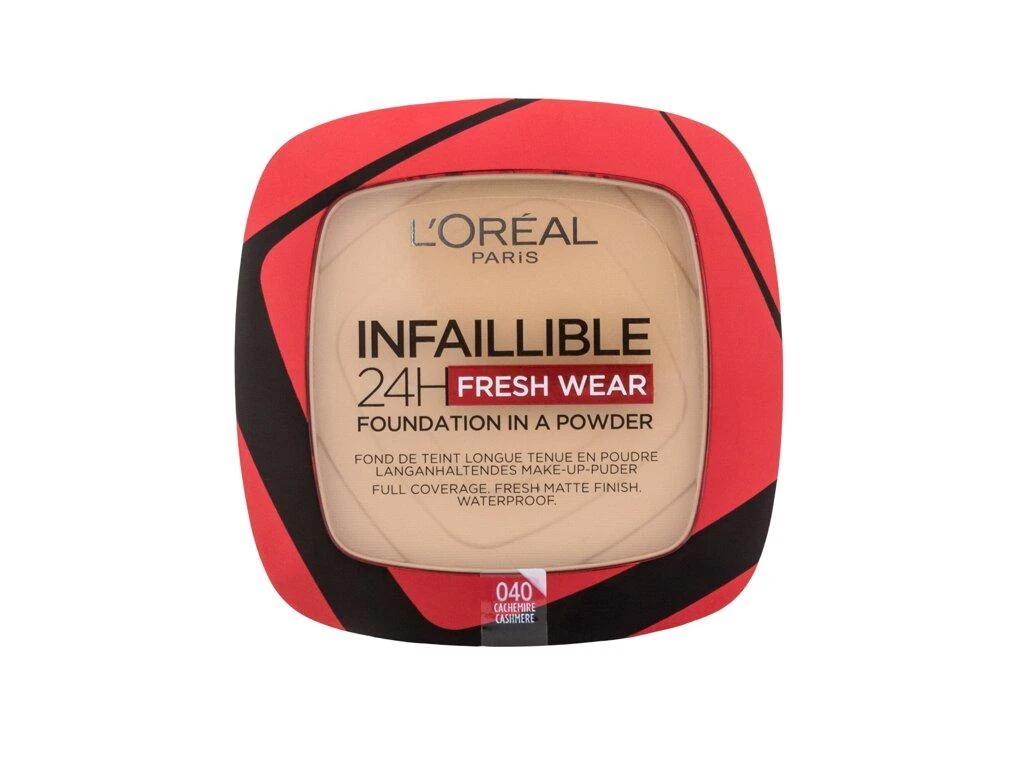 „L'Oréal Paris Infaillible 24H Fresh Wear Foundation In A Powder Makeup“ moterims, 9 g