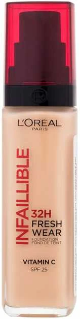 L´Oréal Paris Infaillible 24H Fresh Wear makiažo pagrindas 30 ml  (120 Vanilla)