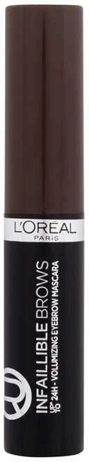 L’Oréal Paris Make-Up Designer Brow Artist Plumper 108 Dark Brunette antakių tušas Ruda 7 ml