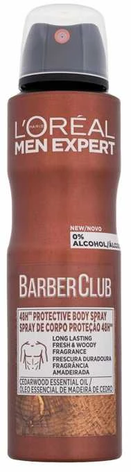 L'Oréal Paris Men Expert Barber Club 48H Protective Dezodorantas Dezodorantas vyrams, 150 ml