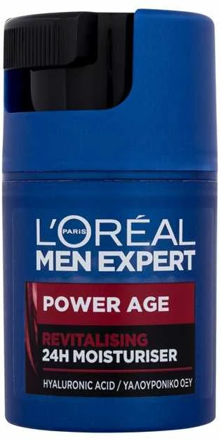 L'Oréal Paris Men Expert Power Age 24H Moisturizer Day kreminis vyrams, 50 ml