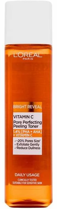 „L'Oréal Paris Revitalift Clinical Vitamin C Pore Perfecting Peeling Toneris“ veido losjonas ir purškiklis