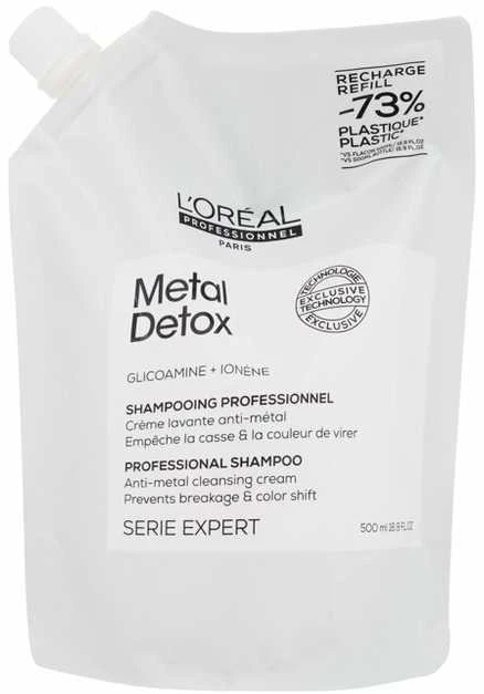 L'oreal Professionnel Metal Detox champú Para Cabello Dañado Recarga, 500 ml