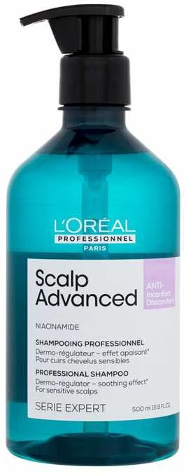 Šampūnas jautriai galvos odai L’oreal Scalp Advanced Anti-Discomfort Šampūnas 500 ml