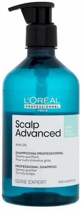 Valomasis šampūnas riebiems plaukams L‘oreal Professionnel Scalp Advanced Anti - Oiliness 500ml
