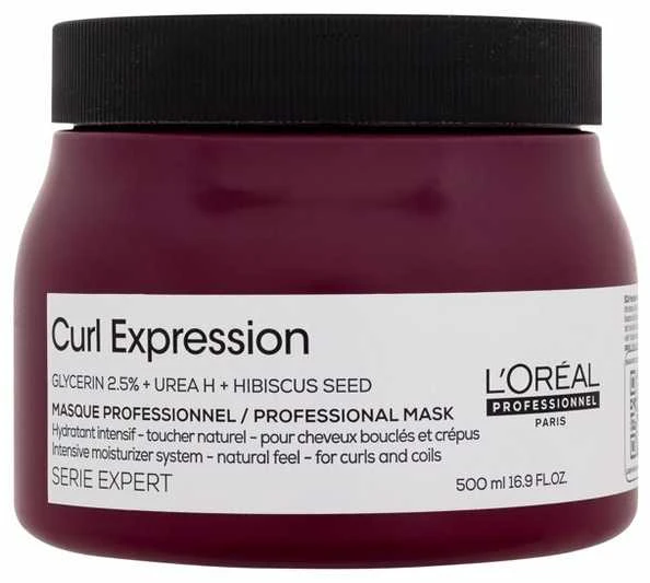 Kaukė garbanotiems plaukams L'oreal Professionnel Curl Expression Intensive Moisturizer Mask 500ml