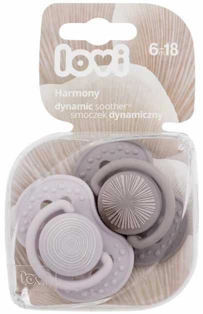 LOVI dinaminis silikoninis čiulptukas HARMONY BOY, 6-18 mėn., 2 vnt., 22/907boy