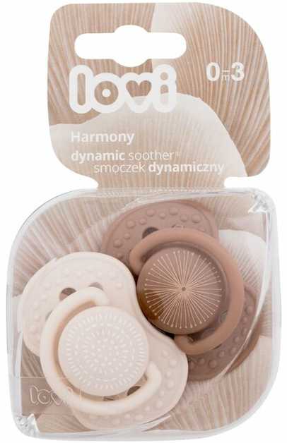 LOVI dinaminis silikoninis čiulptukas HARMONY GIRL, 0-3 mėn., 2 vnt., 22/905_newgirl