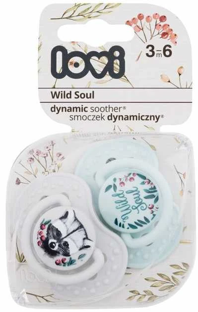 LOVI silikoniniai dinaminiai čiulptukai WILD SOUL BOY, 3-6 mėn., 2 vnt., 22/883boy