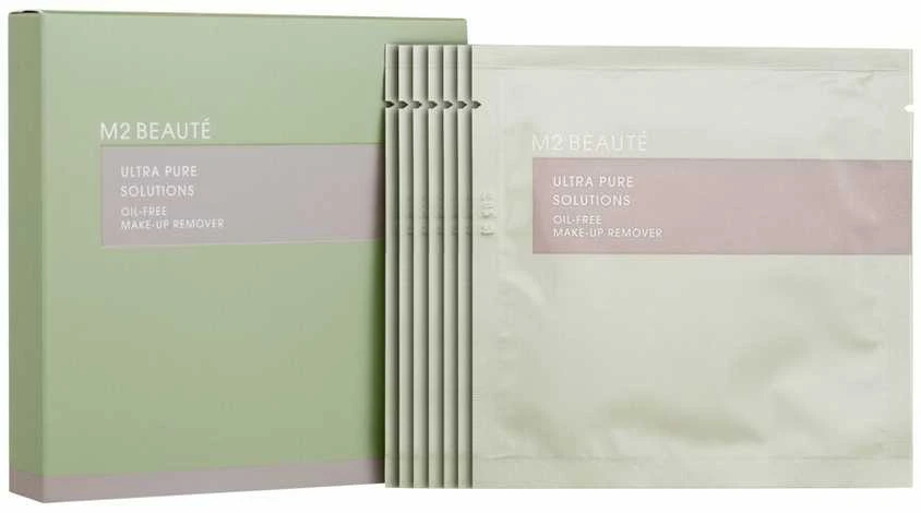 Set M2 Beaute Ultra Pure Solutions makiažo valiklis Wipes, 7 vnt.