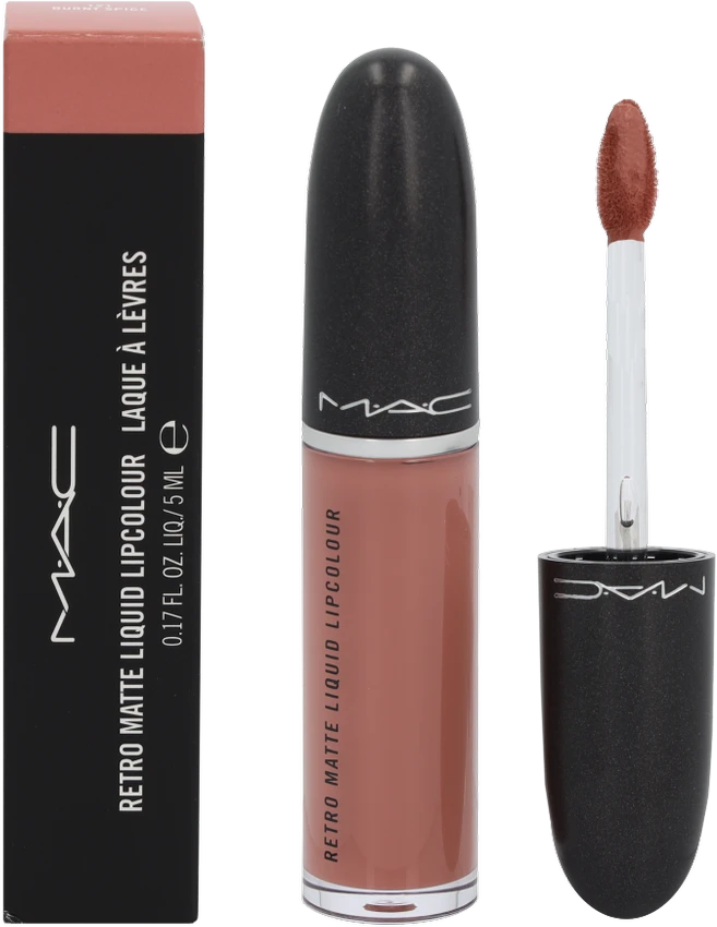 Mac Retro Matte Liquid lūpų dažai, 5 ml, Spalva: Burnt Spice