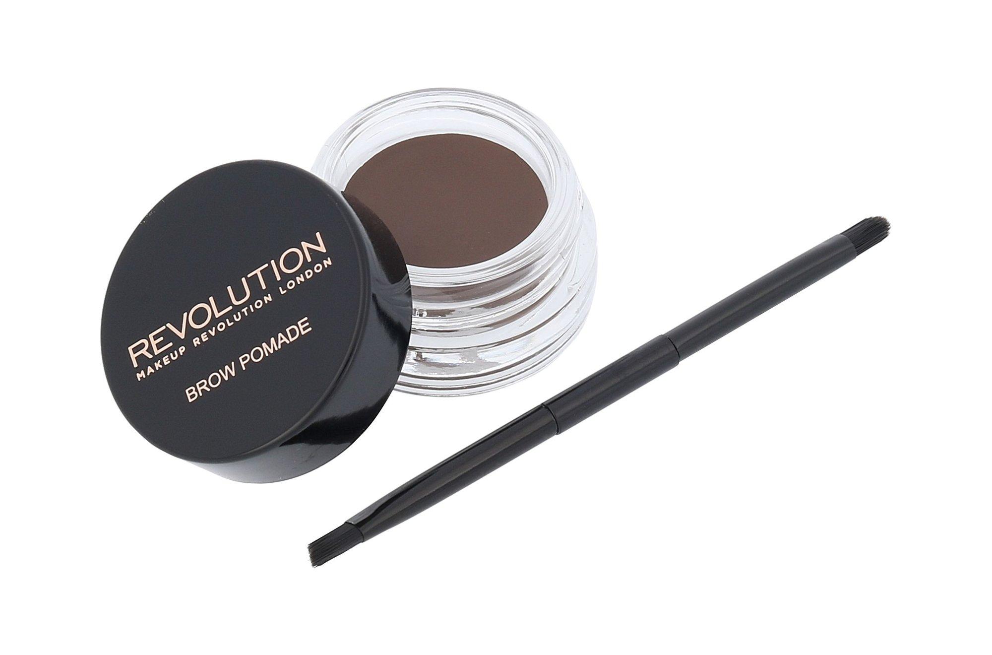 Makeup Revolution London Brow Pomade antakių gelis ir antakių pomade moterims, 2,5 g