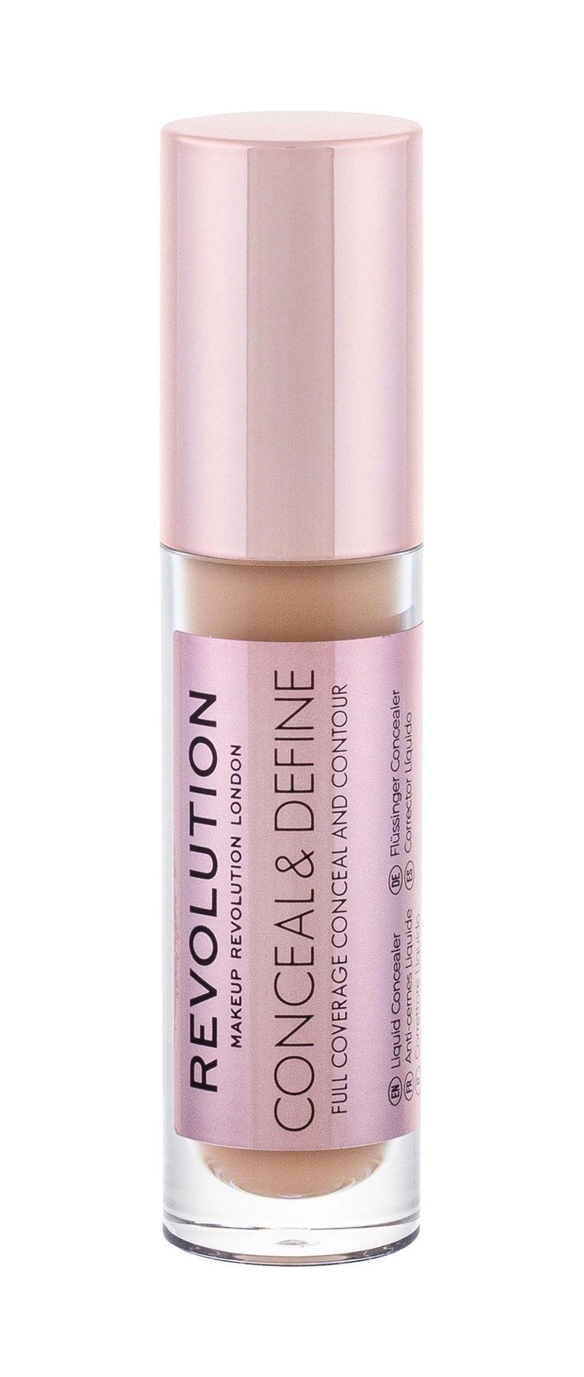 Makeup Revolution Conceal & Define korekcinis skystis makiažui C 12, 4 g