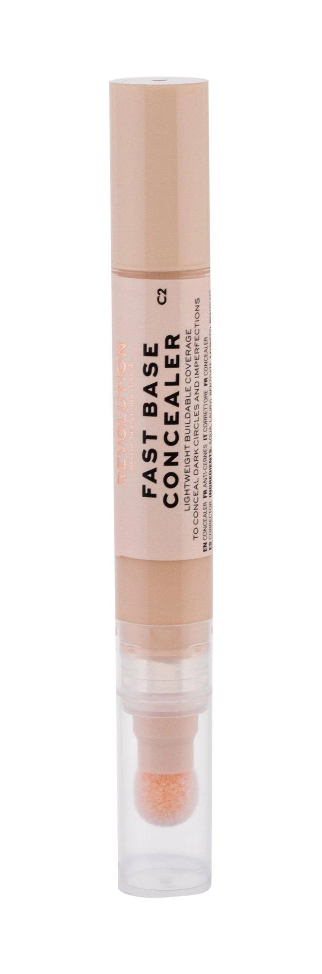 Makeup Revolution Fast Base Maskuoklis Paakių Maskuoklis Pen C 2 4.5 ml