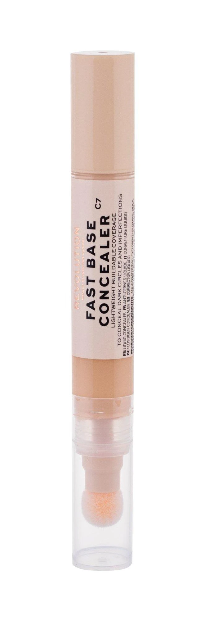 Makeup Revolution Fast Base Maskuoklis Paakių Maskuoklis Pen C 7 4.5 ml
