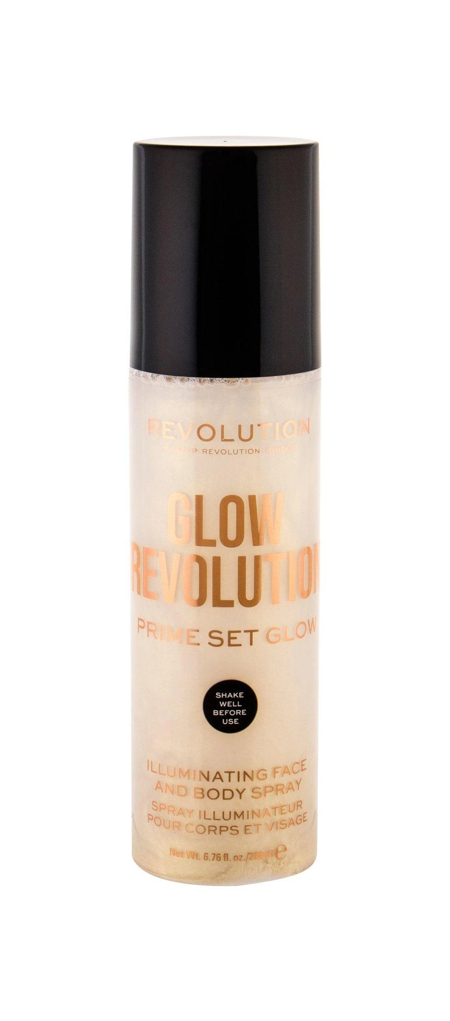 Makeup Revolution šviečianti amžinojo aukso dulksna 200 ml