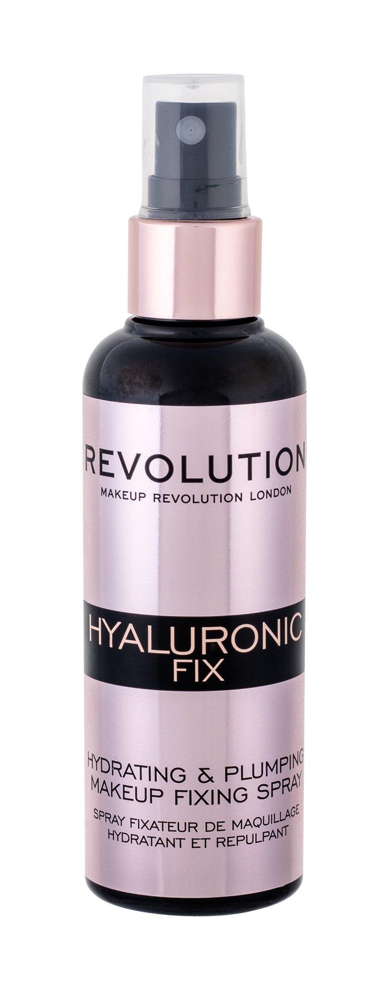 Makeup revolution "Revolution Make Up Hyaluronic Fix" drėkinantis makiažo fiksavimo purškiklis 100ml