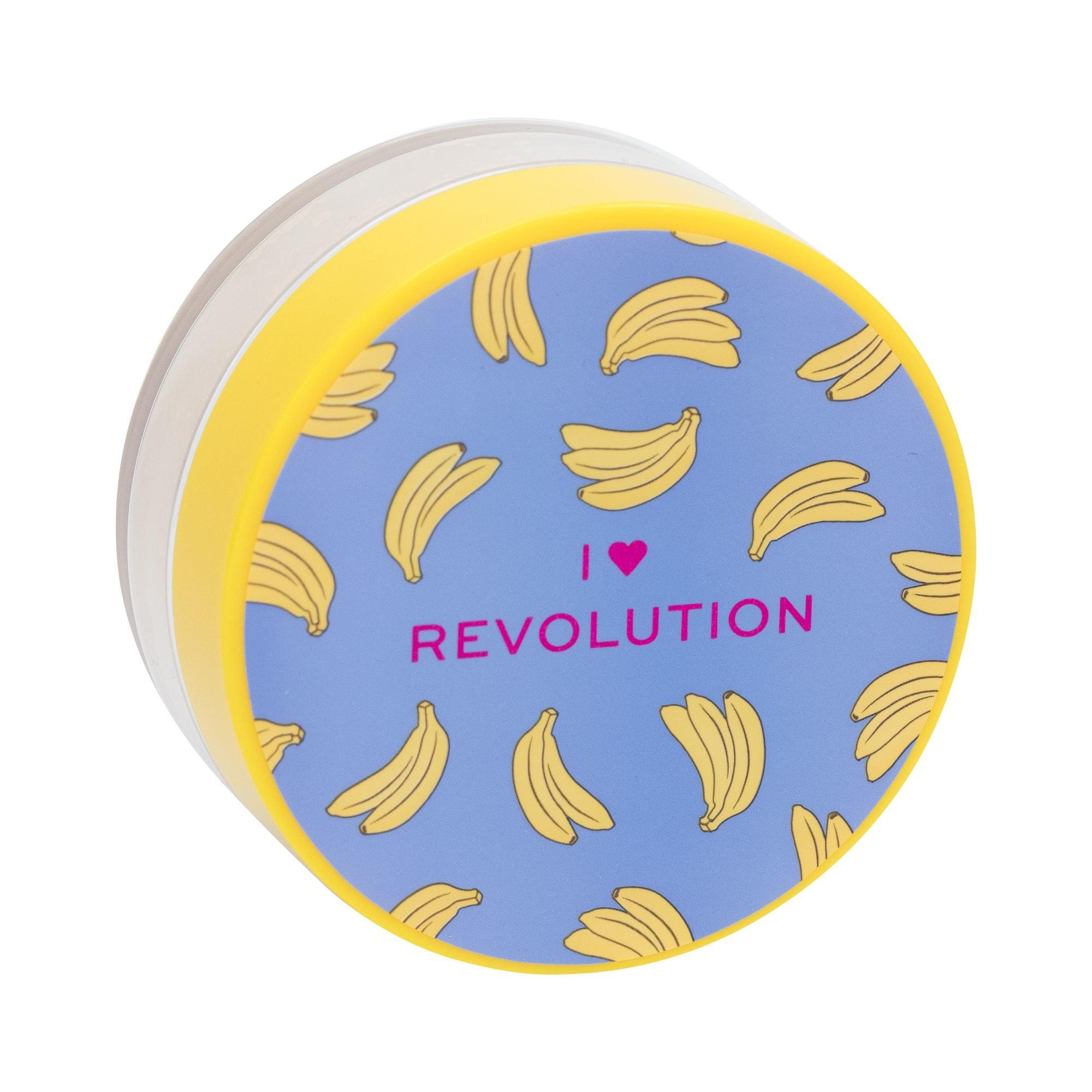 „Makeup Revolution I Heart Revolution“ biri fiksuojamoji pudra, bananų skonio, 22 g