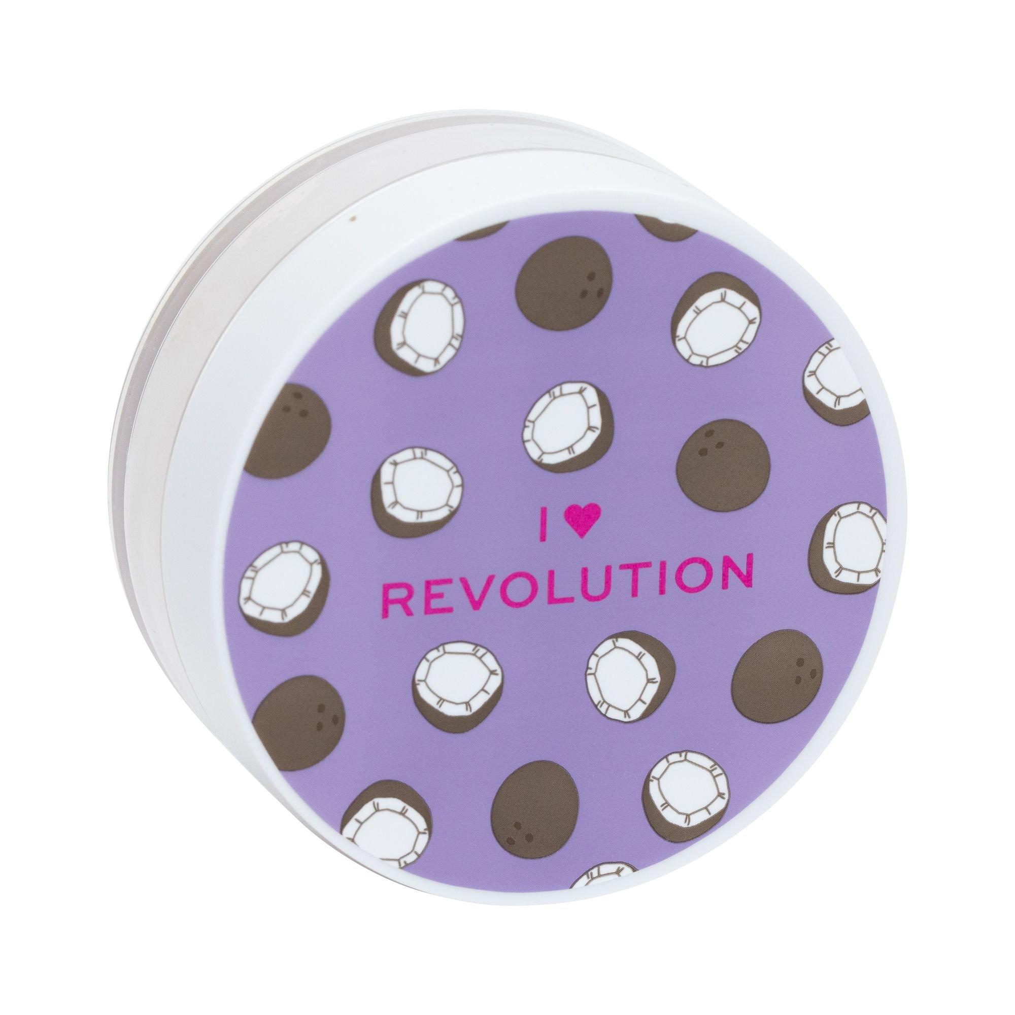 Makeup revolution „I Heart Revolution“ kokoso birūs fiksuojamieji milteliai, 22 g