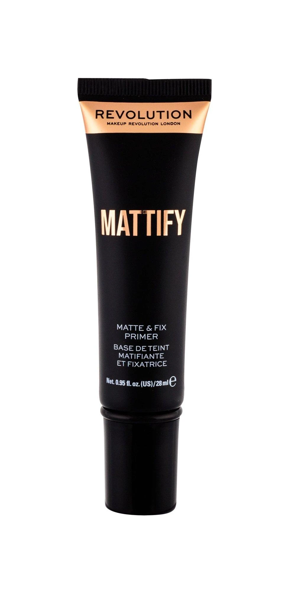 „Makeup Revolution Mattify“ matinis skystas makiažo pagrindas, 28 ml