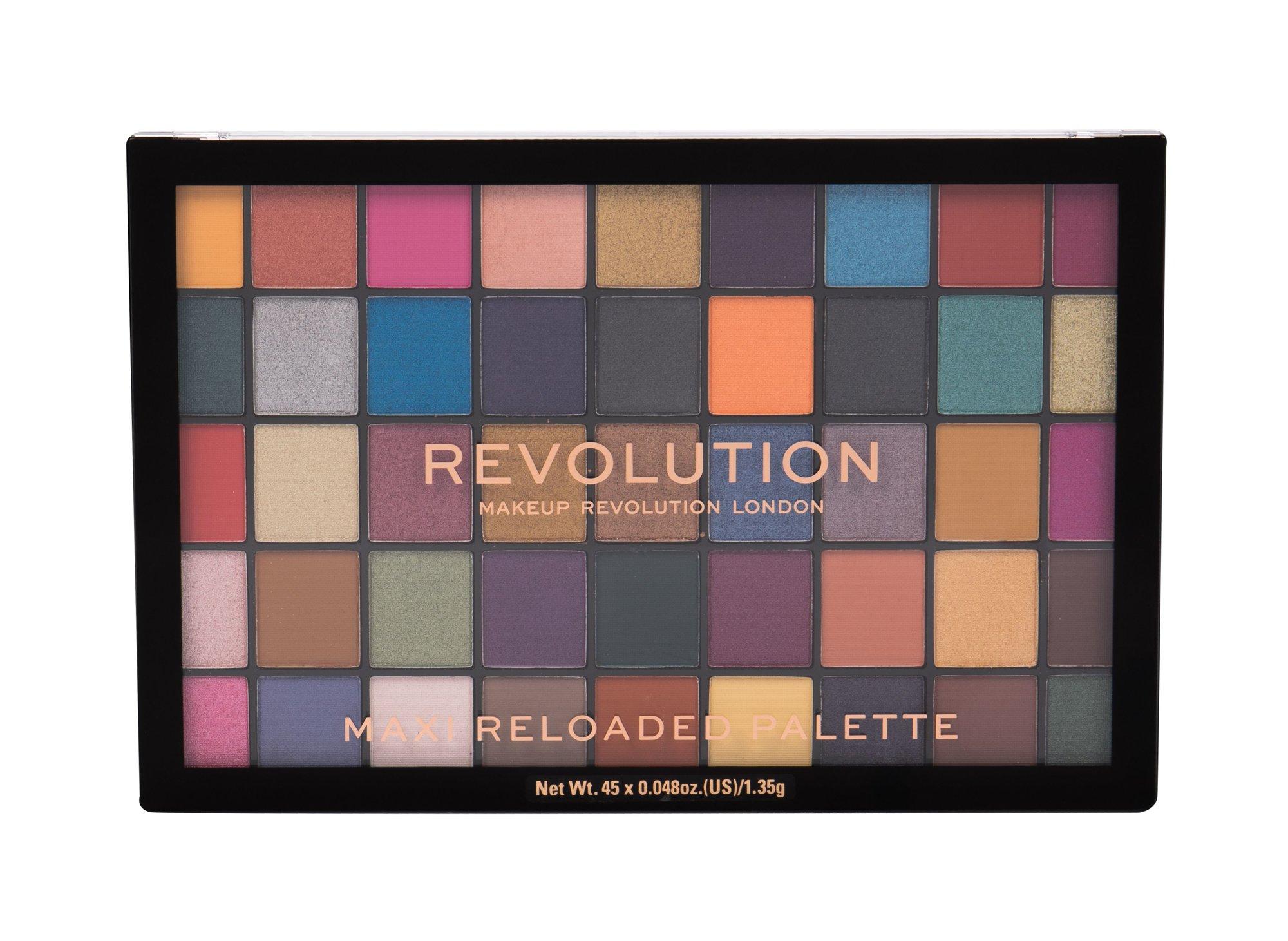 Makeup Revolution London Maxi Re-loaded Akių šešėliai moterims, 60,75 g