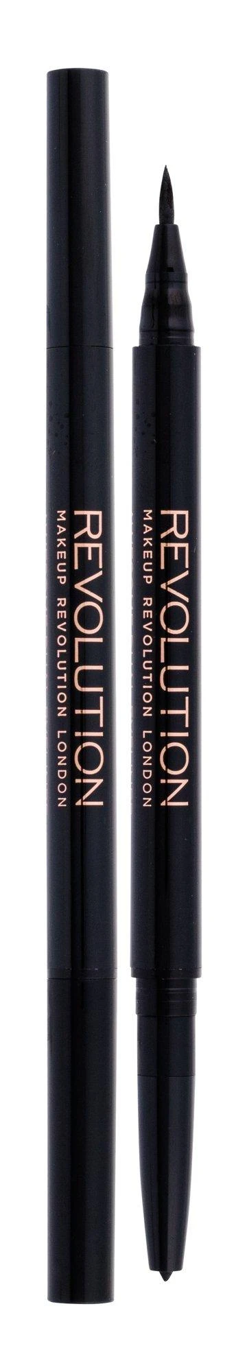 Revolution Make Up Dvipusis akių kontūras Makeup Revolution London Awesome Dual Akių apvadas Kohl and Flick 1.18 g
