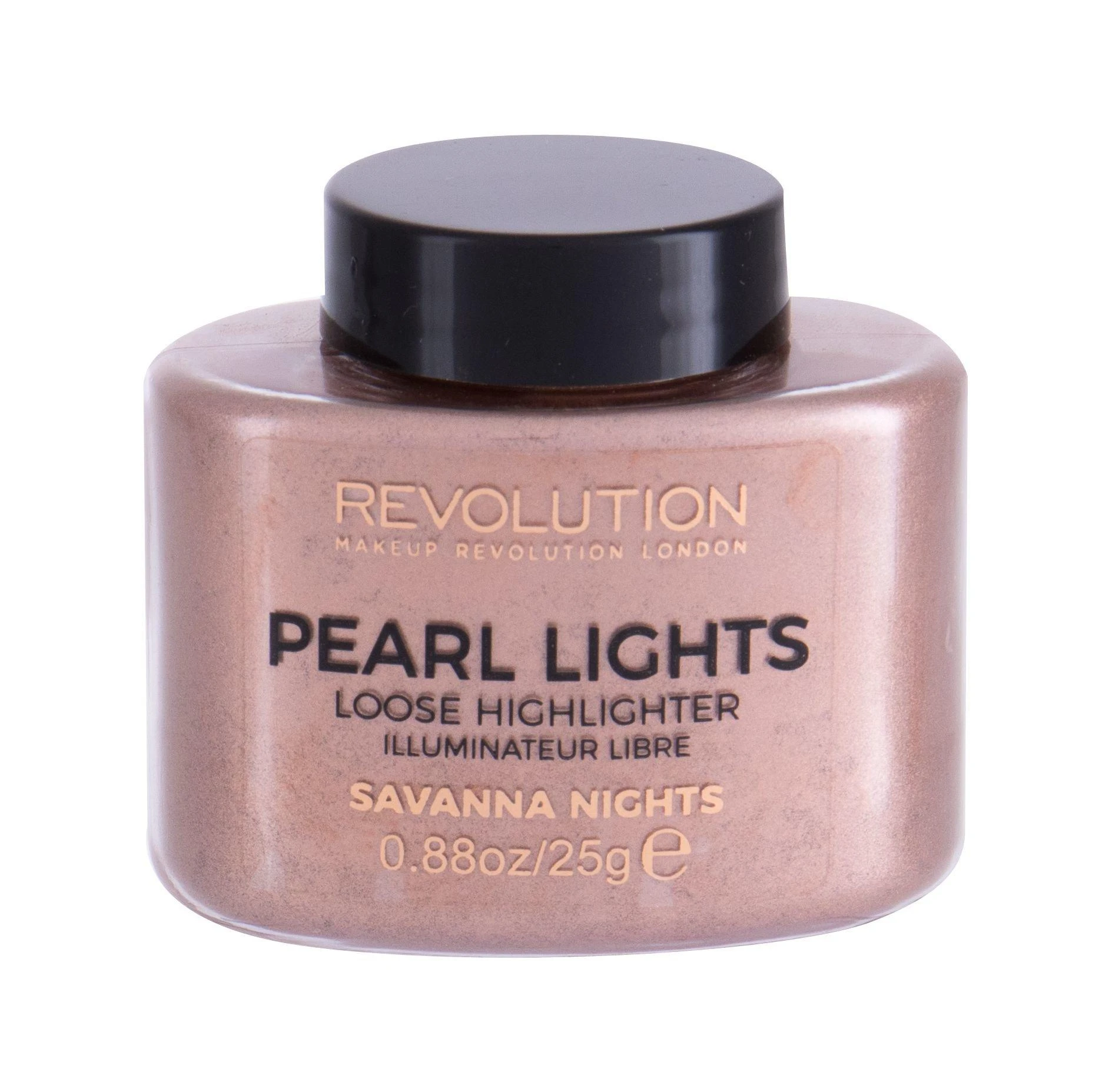 „Makeup Revolution Pearl Lights“ birūs šviesą atspindintys milteliai, „Savannah Nights“, 25 g