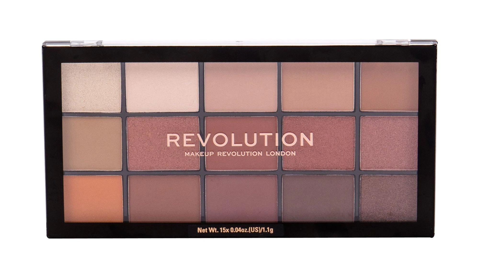 „Makeup Revolution Reloaded“ akių šešėlių paletė „Iconic Fever“ 15 atspalvių 16,5 g