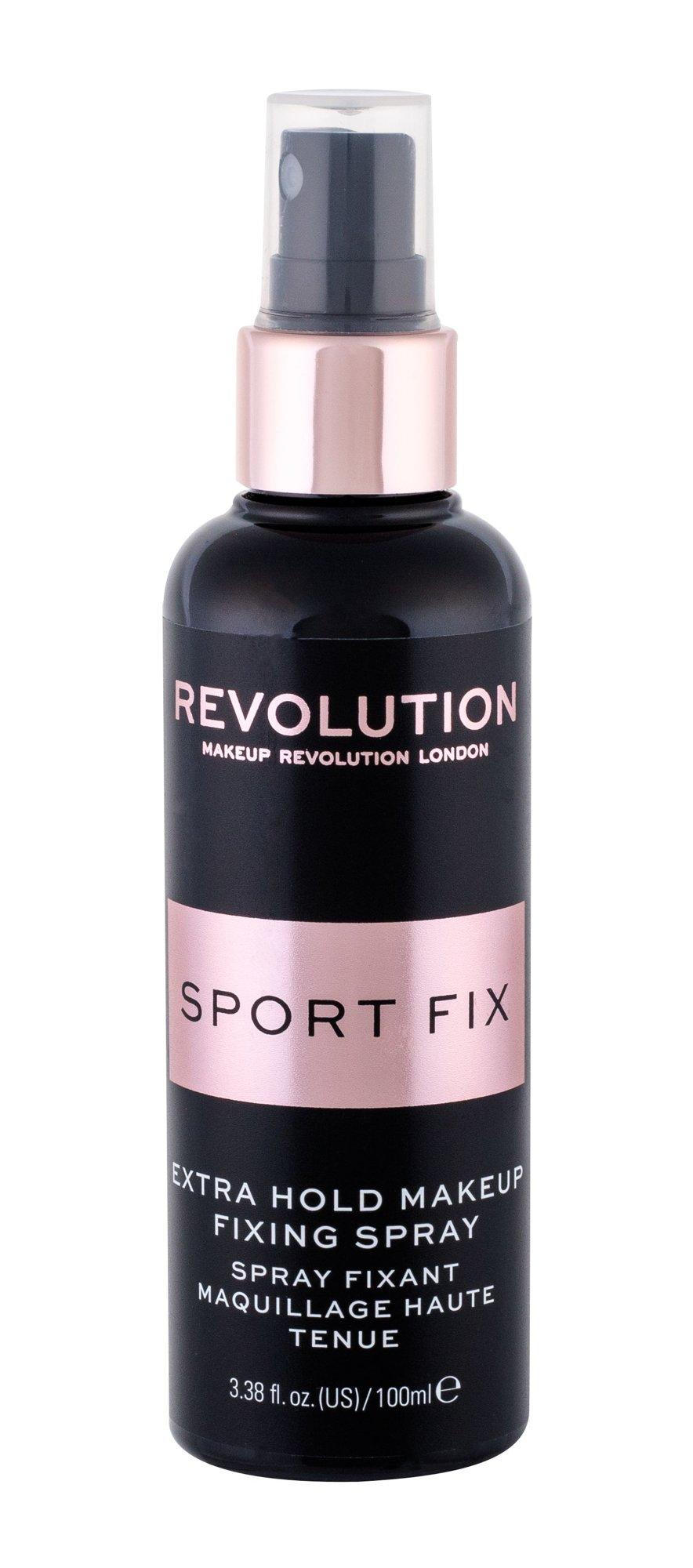 Makeup revolution Revolution Make Up Sport Fix Extra Hold Makeup Fixing Purškiklis makiažo fiksavimo purškiklis 100ml