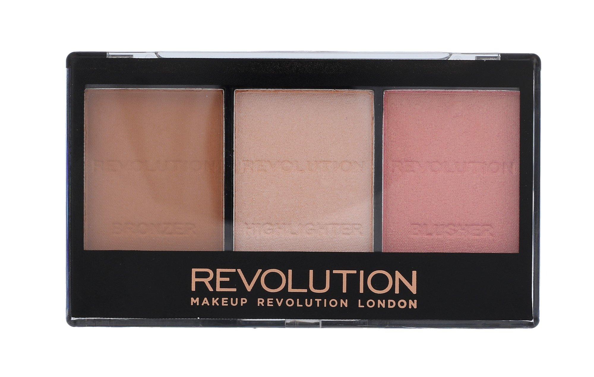 Makeup revolution akių šėšėlių paletė "Revolution Make Up Ultra Sculpt and Contour Ultra Fair C01" 11g