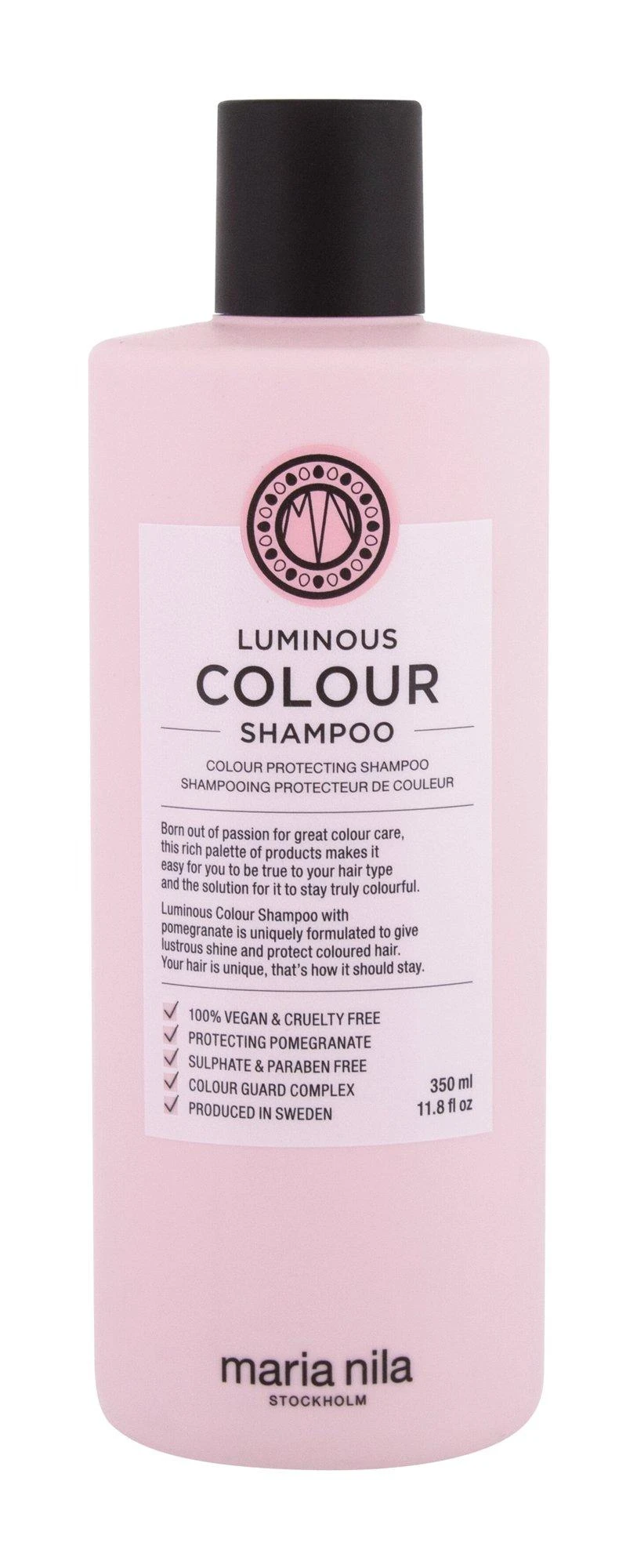 Maria Nila Luminous Colour šampūnas plaukams be sulfatų, 350 ml