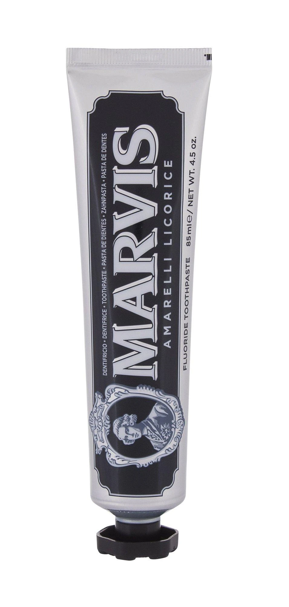 Marvis Amarelli Licorice Saldymedžio ir mėtų skonio dantų pasta, 85 ml