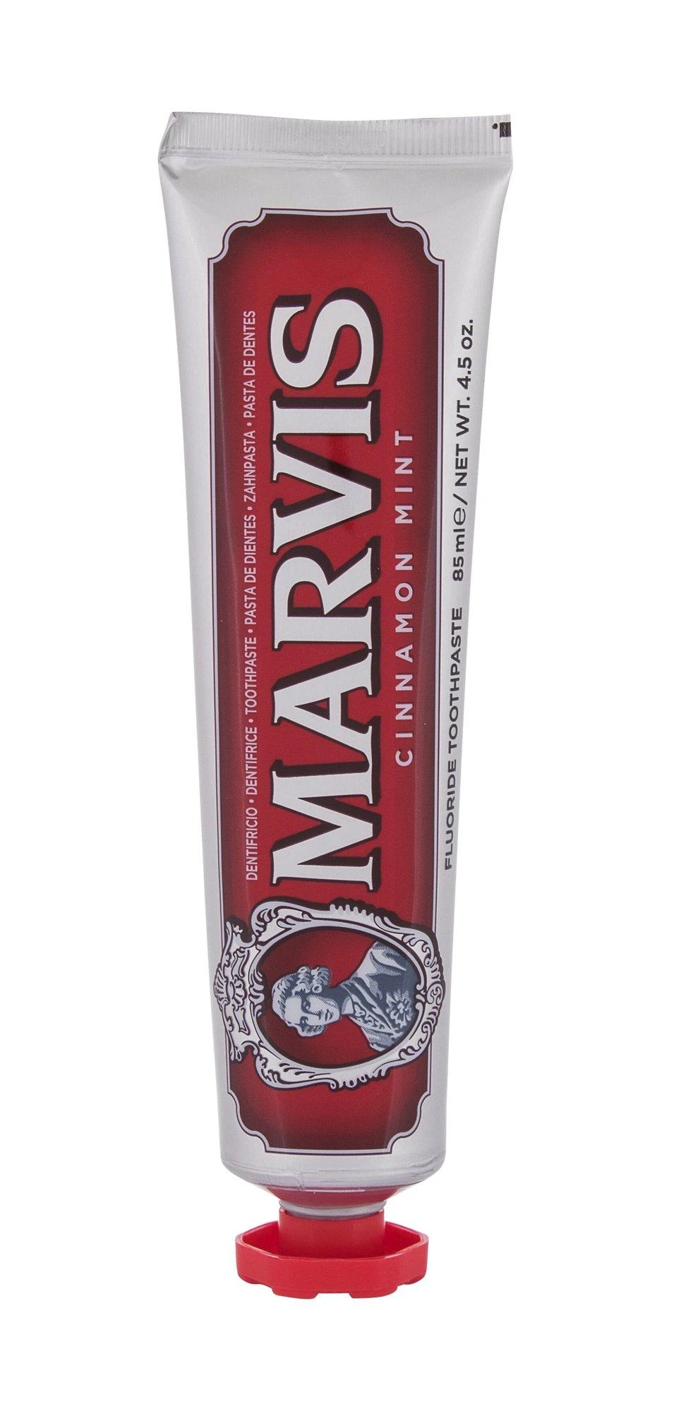 Marvis Cinnamon Mint Cinamono ir mėtų skonio dantų pasta, 85 ml