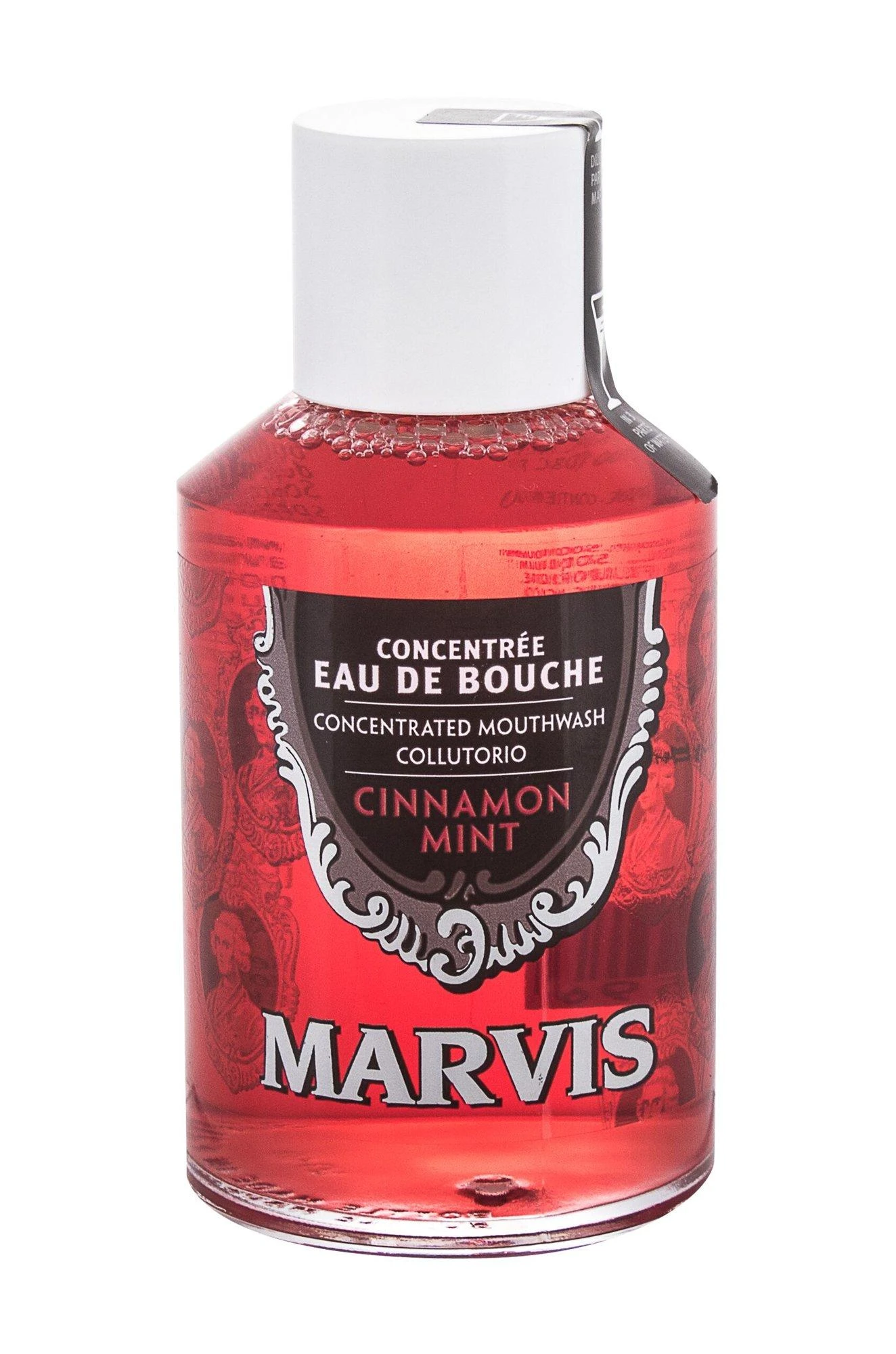 Marvis Cinnamon Mint Mouthwash Cinamono ir mėtų skonio burnos skalavimo skystis, 120 ml