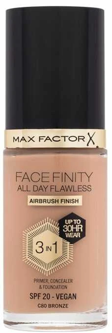 "Max Factor Facefinity 3in1 Primer, maskuoklis ir makiažo pagrindas 80-Bronze" 30ml