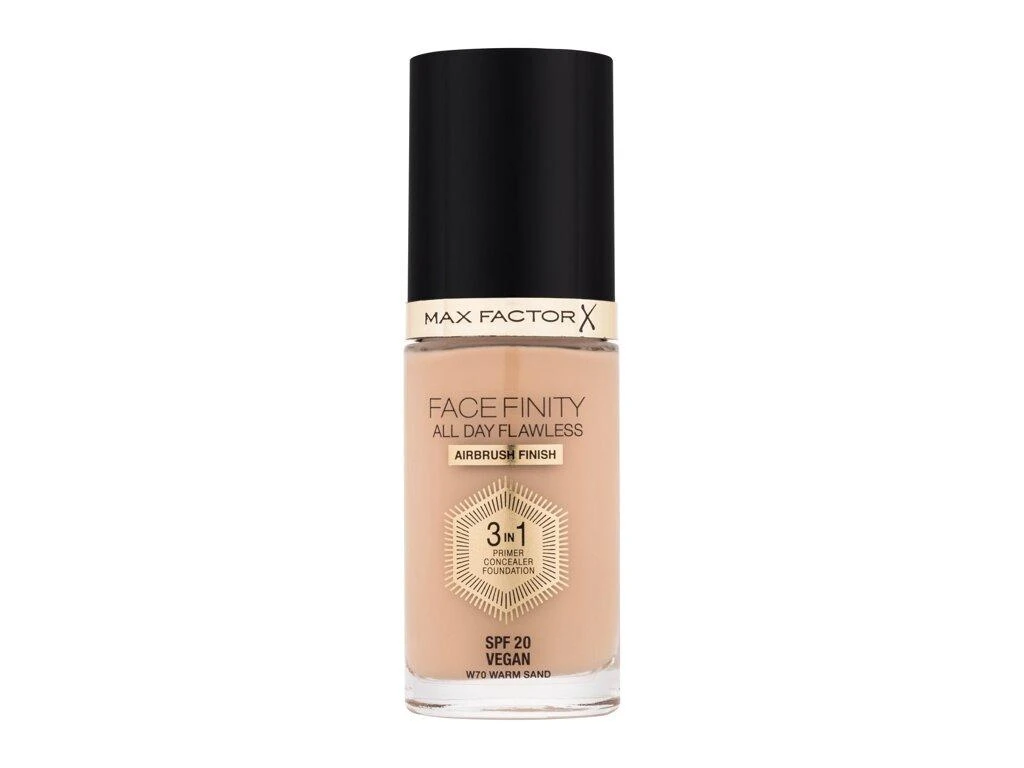 "Max Factor Facefinity 3in1" gruntas, maskuoklis ir makiažo pagrindas 70-Warm Sand 30ml
