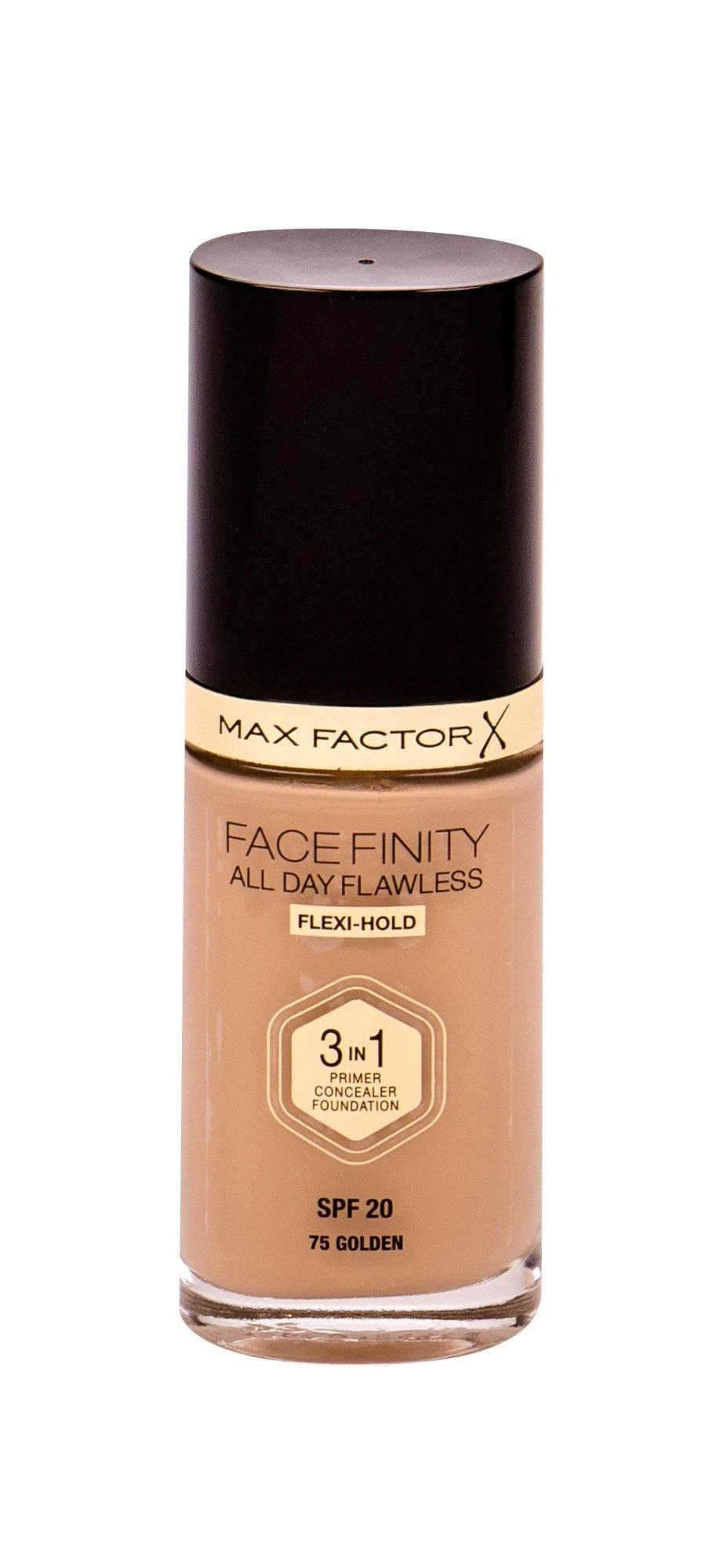 "Max Factor Facefinity 3in1 Primer, maskuoklis ir makiažo pagrindas 75-Golden 30ml