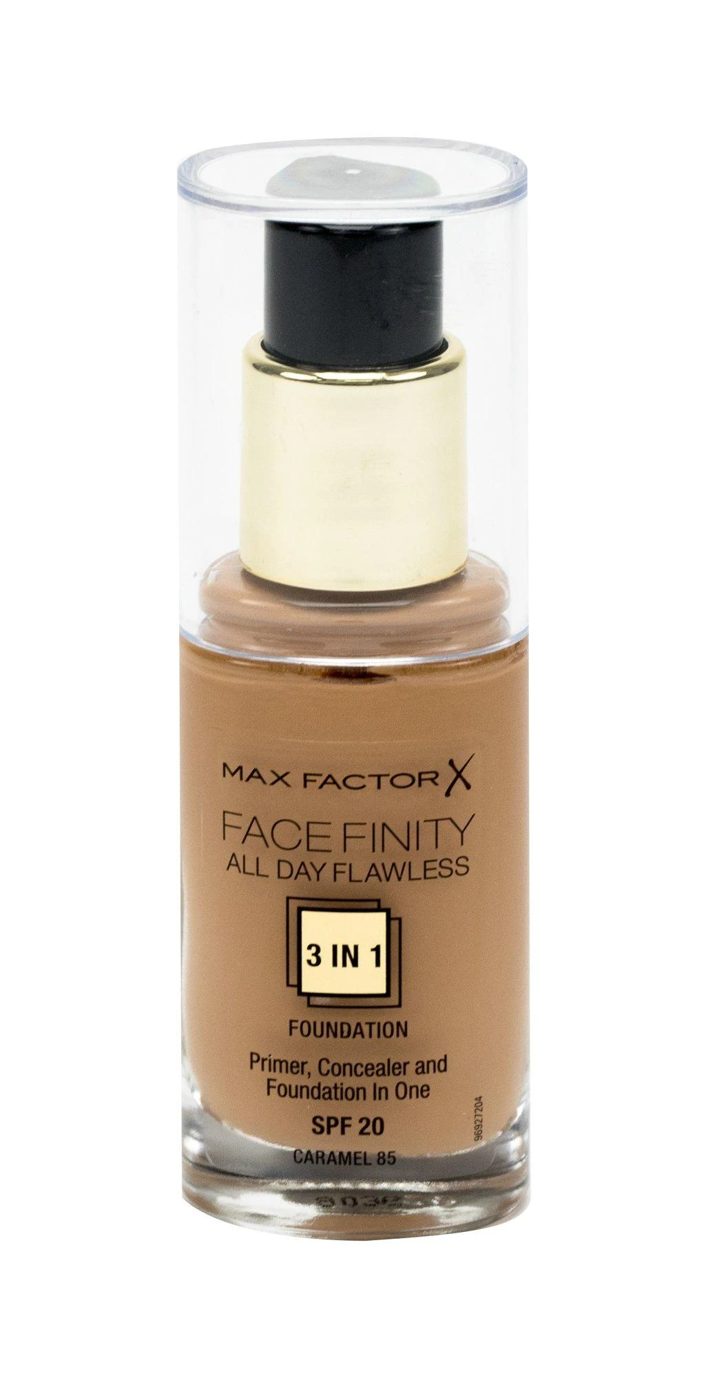"Max Factor Facefinity 3in1" gruntas, maskuoklis ir makiažo pagrindas 85-Caramel 30ml