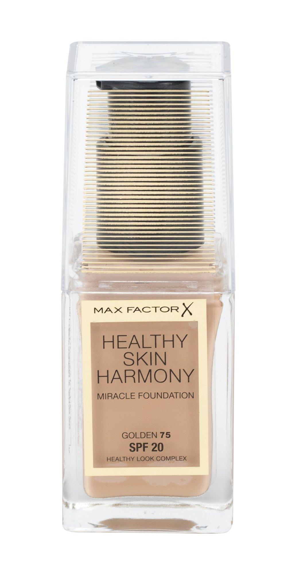 „Max Factor Healthy Skin Harmony“ skystas makiažo pagrindas, 75 Golden SPF 20, 30 ml